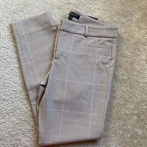 NWT Banana Republic Modern Sloan Plaid Pants